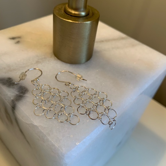 Silver earrings - Picture 3 of 4